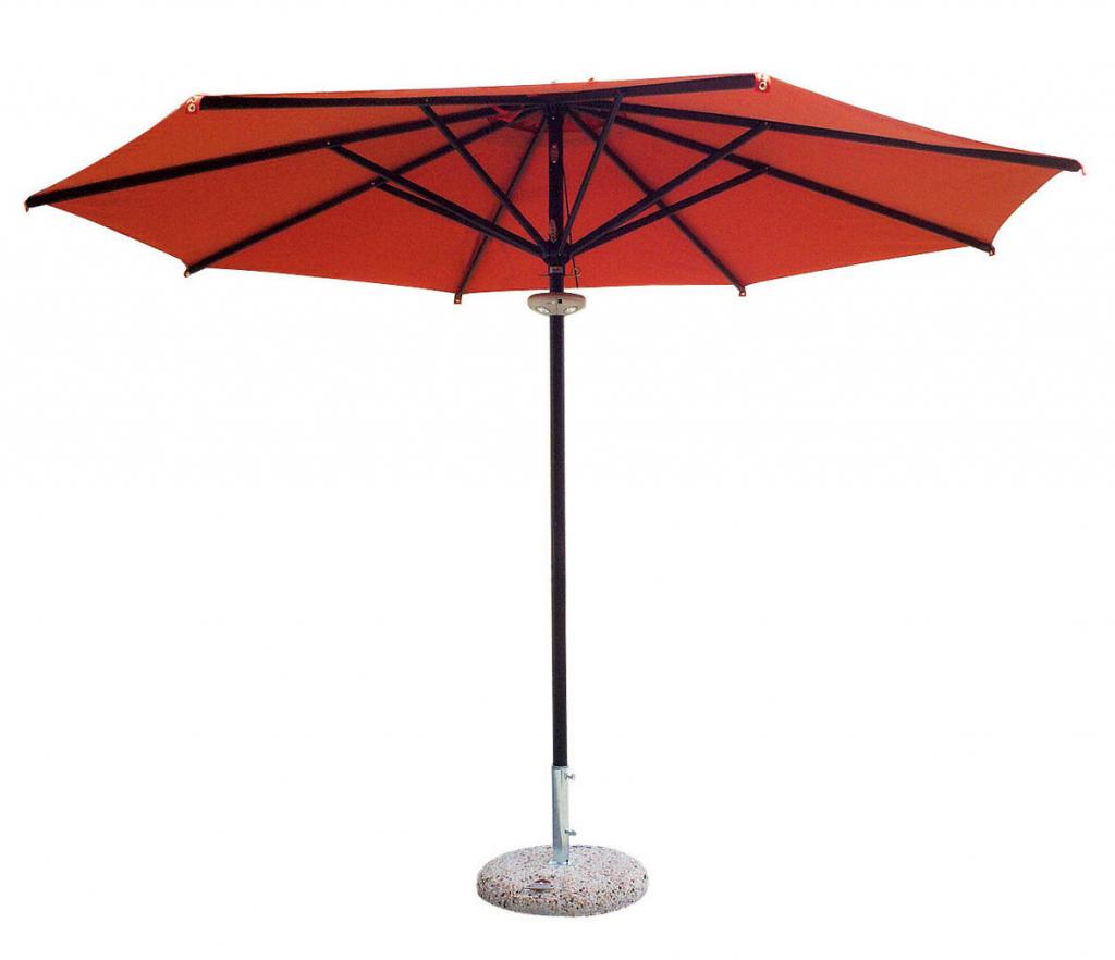 Beau parasol mat central de qualité Napoli SCOLARO